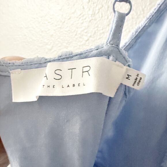 ASTR the Label Lace A-Line Midi Dress in Periwinkle Blue women's size Medium - Picture 8 of 14